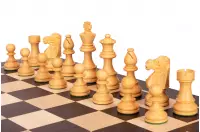 Zestaw szachowy French Lardy - szachownica (pole 58 mm), figury (król 96 mm)